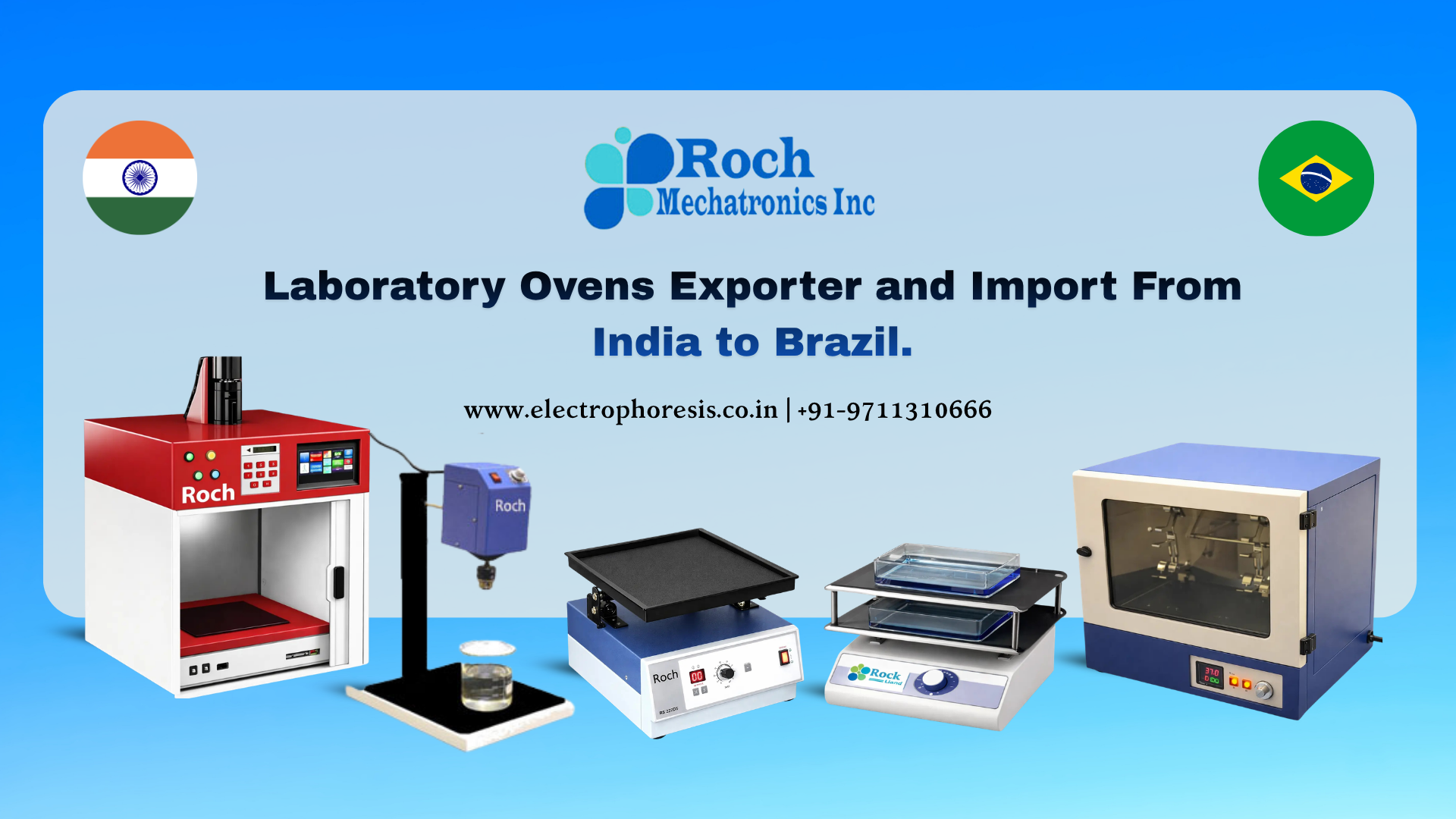 Laboratory Oven Importers from India to Brazil